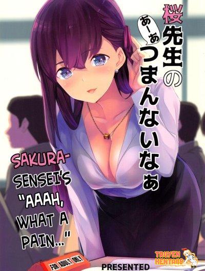 Truyenhentai18 - Đọc hentai Sakura Sensei No A-ah Tsumannai Na Online